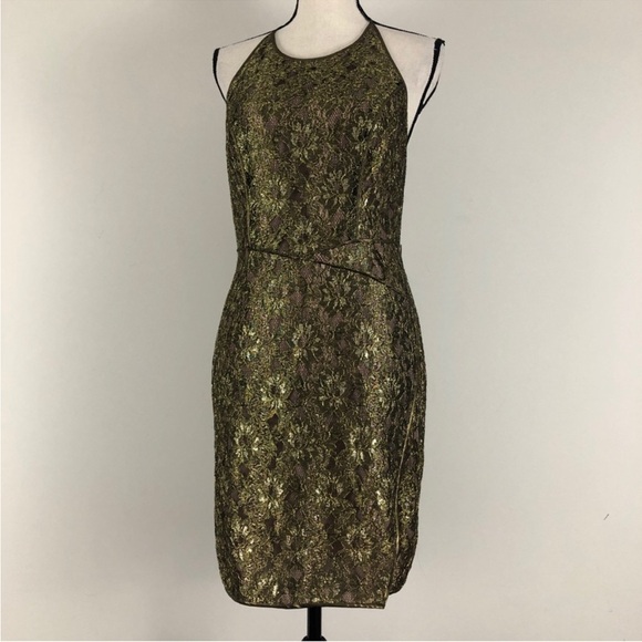 BCBG MaxAzria Tenya Racerback Asymmetrical Dress - Picture 3 of 4